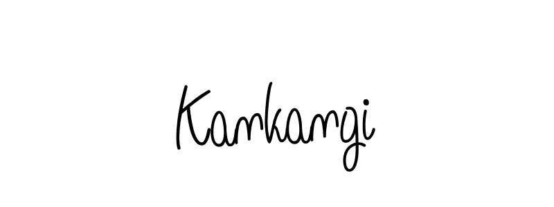 The best way (Angelique-Rose-font-FFP) to make a short signature is to pick only two or three words in your name. The name Kankangi include a total of six letters. For converting this name. Kankangi signature style 5 images and pictures png