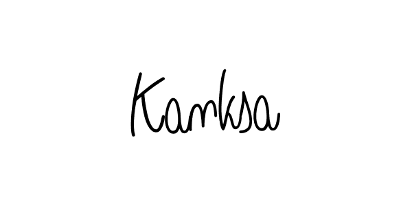 if you are searching for the best signature style for your name Kanksa. so please give up your signature search. here we have designed multiple signature styles  using Angelique-Rose-font-FFP. Kanksa signature style 5 images and pictures png
