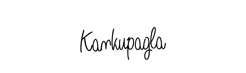 Use a signature maker to create a handwritten signature online. With this signature software, you can design (Angelique-Rose-font-FFP) your own signature for name Kankupagla. Kankupagla signature style 5 images and pictures png