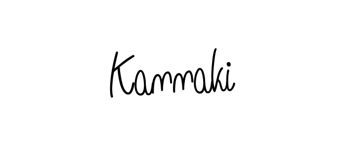 Also we have Kannaki name is the best signature style. Create professional handwritten signature collection using Angelique-Rose-font-FFP autograph style. Kannaki signature style 5 images and pictures png