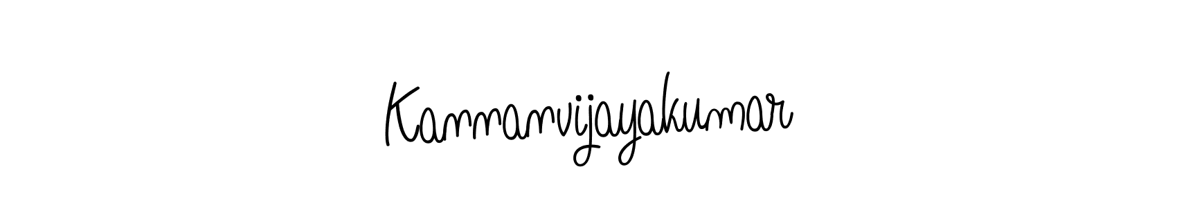 Also we have Kannanvijayakumar name is the best signature style. Create professional handwritten signature collection using Angelique-Rose-font-FFP autograph style. Kannanvijayakumar signature style 5 images and pictures png