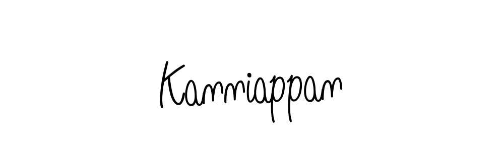 Kanniappan stylish signature style. Best Handwritten Sign (Angelique-Rose-font-FFP) for my name. Handwritten Signature Collection Ideas for my name Kanniappan. Kanniappan signature style 5 images and pictures png