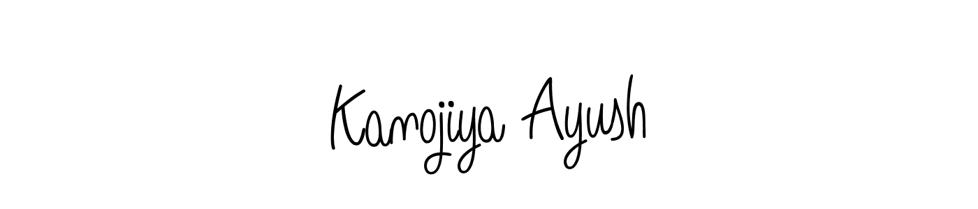 It looks lik you need a new signature style for name Kanojiya Ayush. Design unique handwritten (Angelique-Rose-font-FFP) signature with our free signature maker in just a few clicks. Kanojiya Ayush signature style 5 images and pictures png