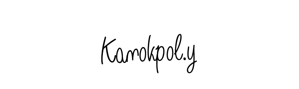 if you are searching for the best signature style for your name Kanokpol.y. so please give up your signature search. here we have designed multiple signature styles  using Angelique-Rose-font-FFP. Kanokpol.y signature style 5 images and pictures png