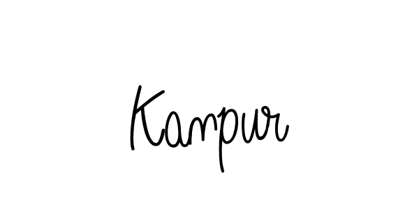 Design your own signature with our free online signature maker. With this signature software, you can create a handwritten (Angelique-Rose-font-FFP) signature for name Kanpur. Kanpur signature style 5 images and pictures png