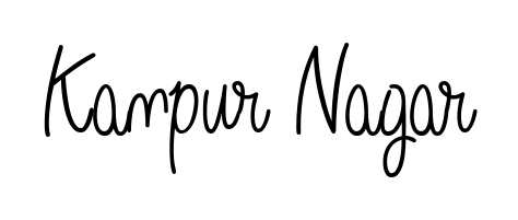 A stylish, flowing autograph style designed for name Kanpur Nagar using Angelique-Rose-font-FFP typography. Perfect for digital creative projects. Kanpur Nagar signature style 5 images and pictures png