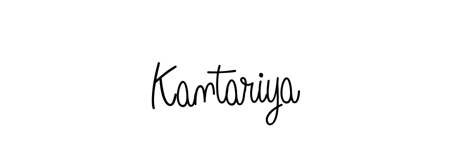 You should practise on your own different ways (Angelique-Rose-font-FFP) to write your name (Kantariya) in signature. don't let someone else do it for you. Kantariya signature style 5 images and pictures png