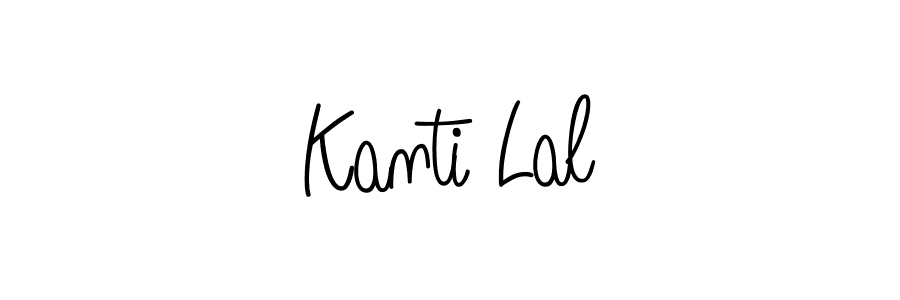 Make a beautiful signature design for name Kanti Lal. With this signature (Angelique-Rose-font-FFP) style, you can create a handwritten signature for free. Kanti Lal signature style 5 images and pictures png