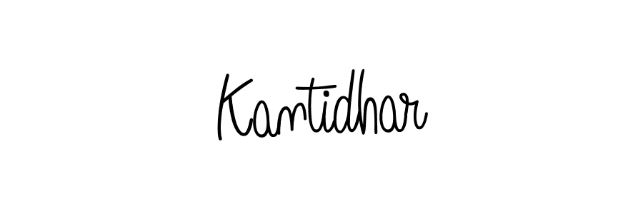 Design your own signature with our free online signature maker. With this signature software, you can create a handwritten (Angelique-Rose-font-FFP) signature for name Kantidhar. Kantidhar signature style 5 images and pictures png