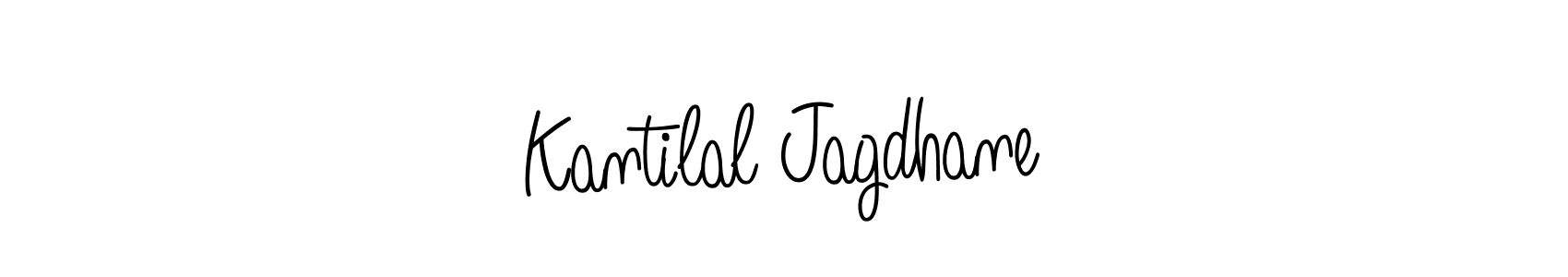 Use a signature maker to create a handwritten signature online. With this signature software, you can design (Angelique-Rose-font-FFP) your own signature for name Kantilal Jagdhane. Kantilal Jagdhane signature style 5 images and pictures png