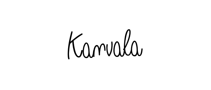 Once you've used our free online signature maker to create your best signature Angelique-Rose-font-FFP style, it's time to enjoy all of the benefits that Kanvala name signing documents. Kanvala signature style 5 images and pictures png