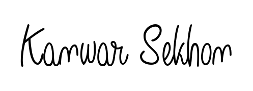 A sleek calligraphic signature for name Kanwar Sekhon utilizing Angelique-Rose-font-FFP styling. Great for adding personal signatures to photos and art. Kanwar Sekhon signature style 5 images and pictures png