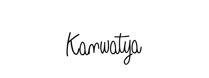 if you are searching for the best signature style for your name Kanwatya. so please give up your signature search. here we have designed multiple signature styles  using Angelique-Rose-font-FFP. Kanwatya signature style 5 images and pictures png