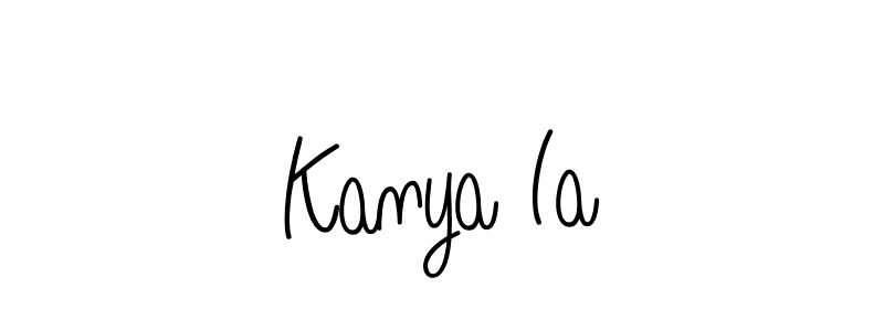 Angelique-Rose-font-FFP is a professional signature style that is perfect for those who want to add a touch of class to their signature. It is also a great choice for those who want to make their signature more unique. Get Kanya Ia name to fancy signature for free. Kanya Ia signature style 5 images and pictures png