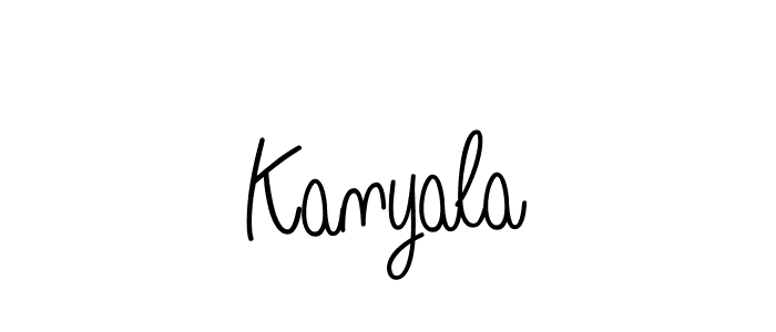 How to Draw Kanyala signature style? Angelique-Rose-font-FFP is a latest design signature styles for name Kanyala. Kanyala signature style 5 images and pictures png