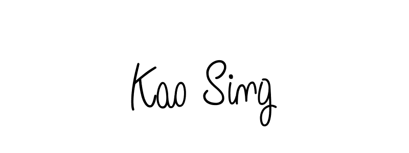 You can use this online signature creator to create a handwritten signature for the name Kao Sing. This is the best online autograph maker. Kao Sing signature style 5 images and pictures png