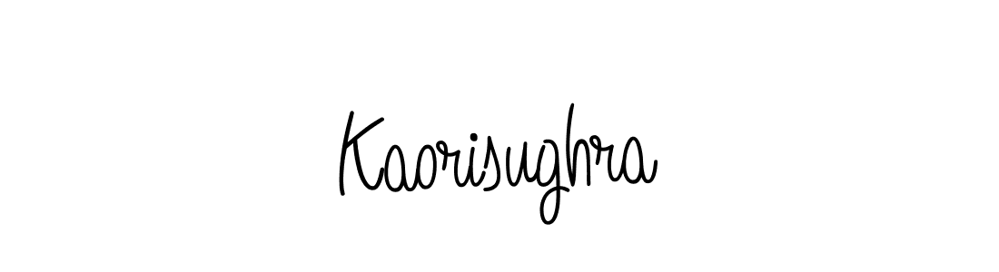 Create a beautiful signature design for name Kaorisughra. With this signature (Angelique-Rose-font-FFP) fonts, you can make a handwritten signature for free. Kaorisughra signature style 5 images and pictures png