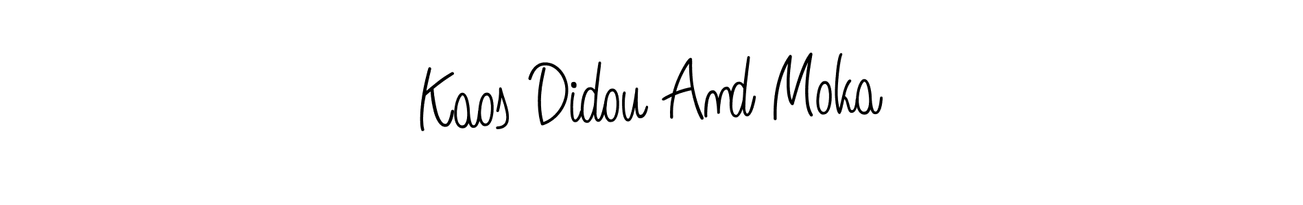 You can use this online signature creator to create a handwritten signature for the name Kaos Didou And Moka. This is the best online autograph maker. Kaos Didou And Moka signature style 5 images and pictures png