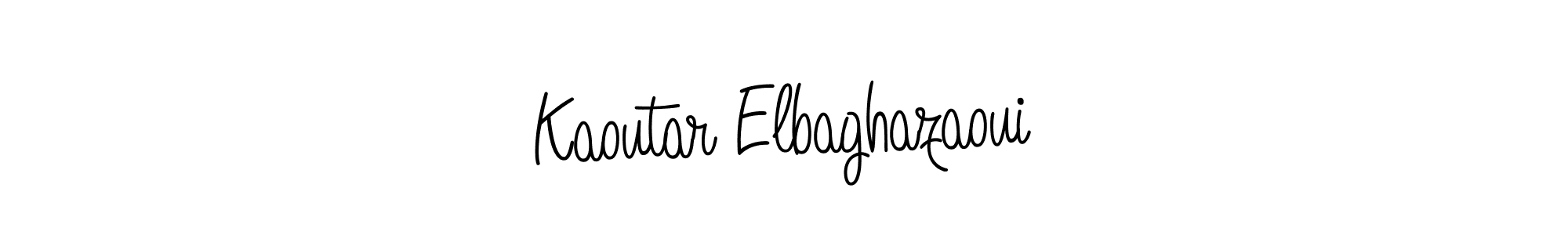 The best way (Angelique-Rose-font-FFP) to make a short signature is to pick only two or three words in your name. The name Kaoutar Elbaghazaoui include a total of six letters. For converting this name. Kaoutar Elbaghazaoui signature style 5 images and pictures png