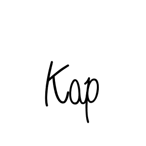 Use a signature maker to create a handwritten signature online. With this signature software, you can design (Angelique-Rose-font-FFP) your own signature for name Kap. Kap signature style 5 images and pictures png