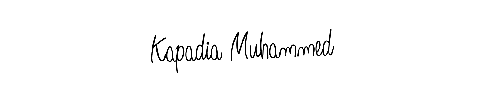 How to make Kapadia Muhammed signature? Angelique-Rose-font-FFP is a professional autograph style. Create handwritten signature for Kapadia Muhammed name. Kapadia Muhammed signature style 5 images and pictures png