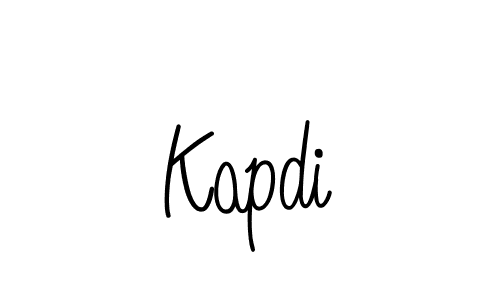 Once you've used our free online signature maker to create your best signature Angelique-Rose-font-FFP style, it's time to enjoy all of the benefits that Kapdi name signing documents. Kapdi signature style 5 images and pictures png