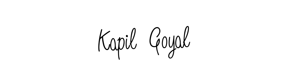 Similarly Angelique-Rose-font-FFP is the best handwritten signature design. Signature creator online .You can use it as an online autograph creator for name Kapil  Goyal. Kapil  Goyal signature style 5 images and pictures png