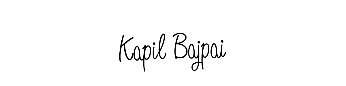 How to Draw Kapil Bajpai signature style? Angelique-Rose-font-FFP is a latest design signature styles for name Kapil Bajpai. Kapil Bajpai signature style 5 images and pictures png