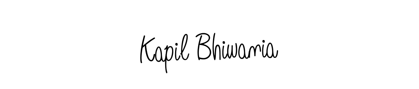 Also we have Kapil Bhiwania name is the best signature style. Create professional handwritten signature collection using Angelique-Rose-font-FFP autograph style. Kapil Bhiwania signature style 5 images and pictures png