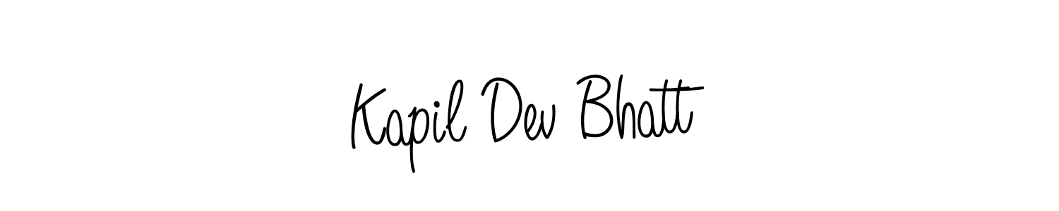 You can use this online signature creator to create a handwritten signature for the name Kapil Dev Bhatt. This is the best online autograph maker. Kapil Dev Bhatt signature style 5 images and pictures png