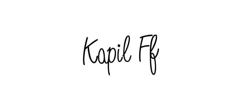 This is the best signature style for the Kapil Ff name. Also you like these signature font (Angelique-Rose-font-FFP). Mix name signature. Kapil Ff signature style 5 images and pictures png