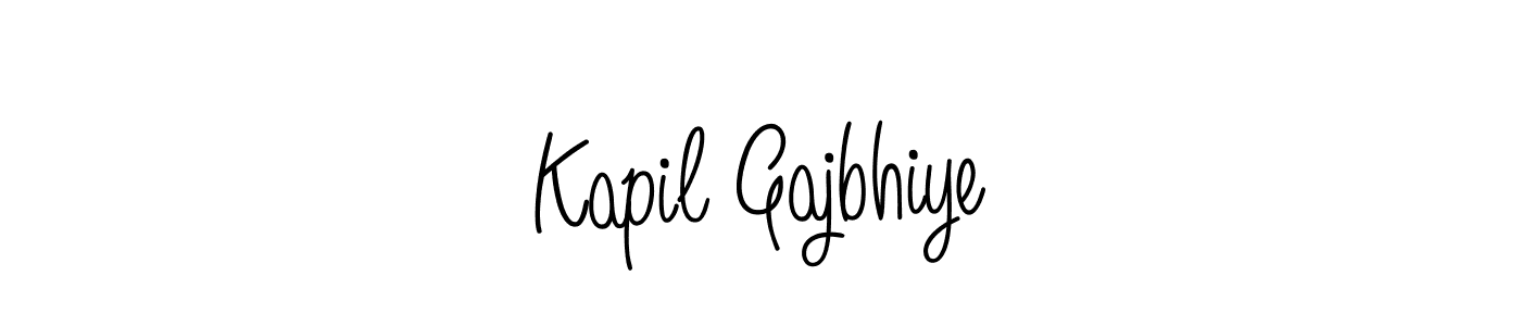 Design your own signature with our free online signature maker. With this signature software, you can create a handwritten (Angelique-Rose-font-FFP) signature for name Kapil Gajbhiye. Kapil Gajbhiye signature style 5 images and pictures png
