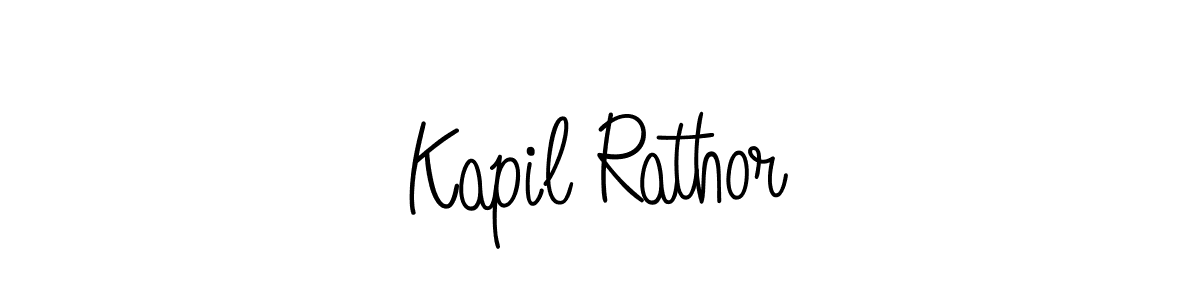 How to make Kapil Rathor name signature. Use Angelique-Rose-font-FFP style for creating short signs online. This is the latest handwritten sign. Kapil Rathor signature style 5 images and pictures png