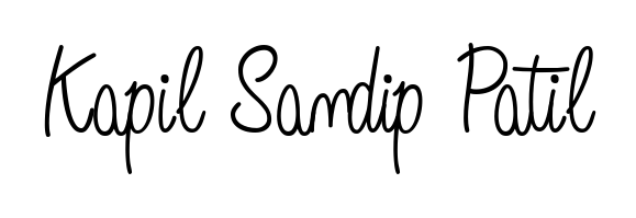 Make a short Kapil Sandip Patil signature style. Manage your documents anywhere anytime using Angelique-Rose-font-FFP. Create and add eSignatures, submit forms, share and send files easily. Kapil Sandip Patil signature style 5 images and pictures png