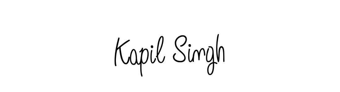 How to make Kapil Singh name signature. Use Angelique-Rose-font-FFP style for creating short signs online. This is the latest handwritten sign. Kapil Singh signature style 5 images and pictures png