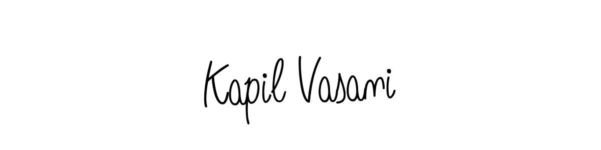 You can use this online signature creator to create a handwritten signature for the name Kapil Vasani. This is the best online autograph maker. Kapil Vasani signature style 5 images and pictures png