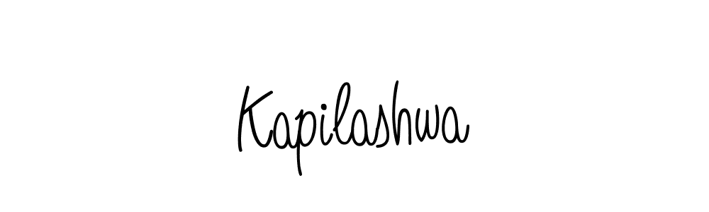 You should practise on your own different ways (Angelique-Rose-font-FFP) to write your name (Kapilashwa) in signature. don't let someone else do it for you. Kapilashwa signature style 5 images and pictures png