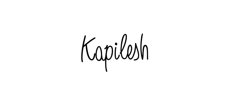 Make a beautiful signature design for name Kapilesh. With this signature (Angelique-Rose-font-FFP) style, you can create a handwritten signature for free. Kapilesh signature style 5 images and pictures png