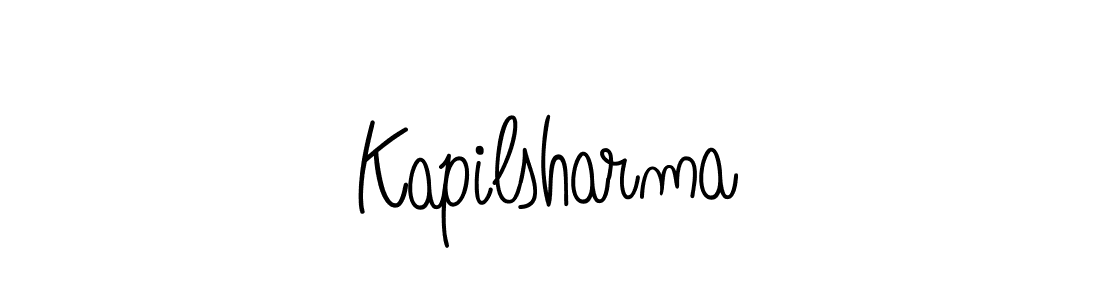 The best way (Angelique-Rose-font-FFP) to make a short signature is to pick only two or three words in your name. The name Kapilsharma include a total of six letters. For converting this name. Kapilsharma signature style 5 images and pictures png