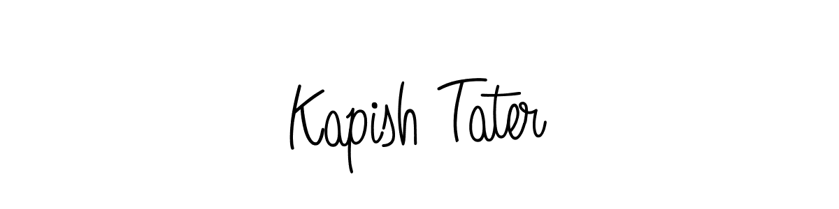 Here are the top 10 professional signature styles for the name Kapish Tater. These are the best autograph styles you can use for your name. Kapish Tater signature style 5 images and pictures png