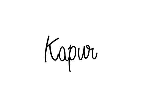 Also we have Kapur name is the best signature style. Create professional handwritten signature collection using Angelique-Rose-font-FFP autograph style. Kapur signature style 5 images and pictures png