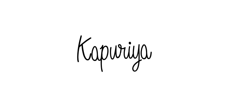 The best way (Angelique-Rose-font-FFP) to make a short signature is to pick only two or three words in your name. The name Kapuriya include a total of six letters. For converting this name. Kapuriya signature style 5 images and pictures png