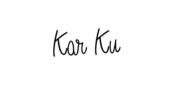 Make a beautiful signature design for name Kar Ku. With this signature (Angelique-Rose-font-FFP) style, you can create a handwritten signature for free. Kar Ku signature style 5 images and pictures png