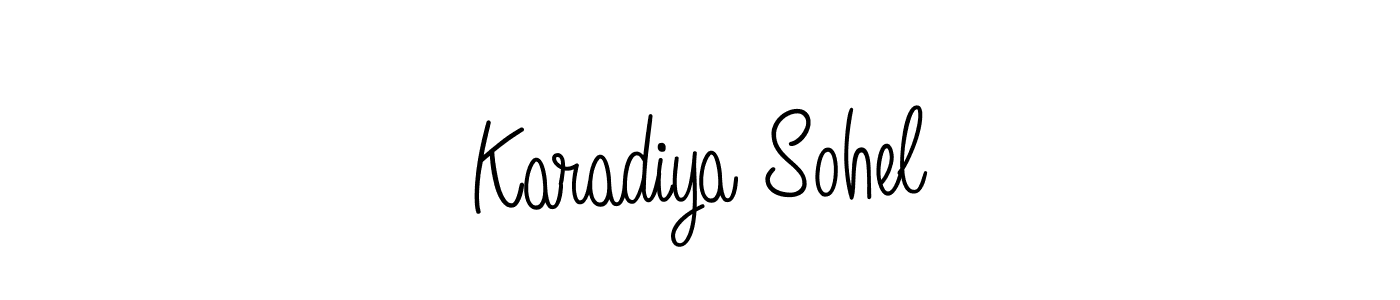 Also You can easily find your signature by using the search form. We will create Karadiya Sohel name handwritten signature images for you free of cost using Angelique-Rose-font-FFP sign style. Karadiya Sohel signature style 5 images and pictures png