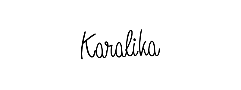 How to make Karalika signature? Angelique-Rose-font-FFP is a professional autograph style. Create handwritten signature for Karalika name. Karalika signature style 5 images and pictures png