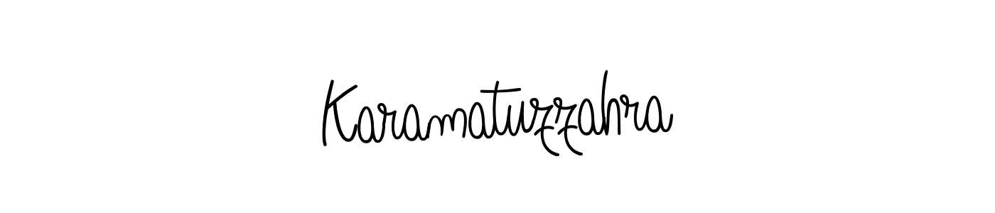 This is the best signature style for the Karamatuzzahra name. Also you like these signature font (Angelique-Rose-font-FFP). Mix name signature. Karamatuzzahra signature style 5 images and pictures png