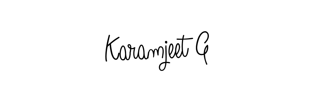 if you are searching for the best signature style for your name Karamjeet G. so please give up your signature search. here we have designed multiple signature styles  using Angelique-Rose-font-FFP. Karamjeet G signature style 5 images and pictures png
