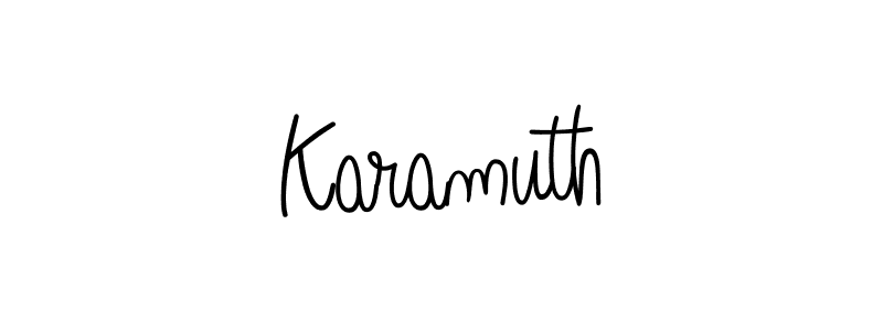 Also we have Karamuth name is the best signature style. Create professional handwritten signature collection using Angelique-Rose-font-FFP autograph style. Karamuth signature style 5 images and pictures png