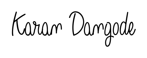 Master the art of signing with Karan Dangode written in fluent Angelique-Rose-font-FFP script. A great template to practice and refine your handwriting. Karan Dangode signature style 5 images and pictures png