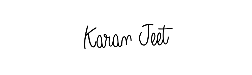 Create a beautiful signature design for name Karan Jeet. With this signature (Angelique-Rose-font-FFP) fonts, you can make a handwritten signature for free. Karan Jeet signature style 5 images and pictures png
